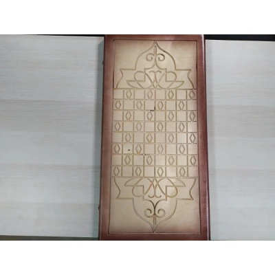 Нарды Волк с резьбой 60 см