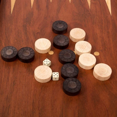 Нарды Волк махагон