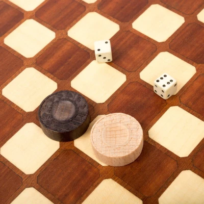 Нарды Волк махагон