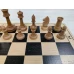 Шахматы турнирные Авангард с утяжелением средние на доске из бука