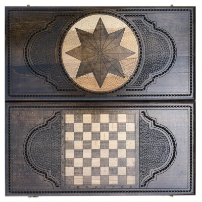 Нарды резные "Звезда 2" 60, Zakaryan