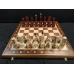 Шахматы подарочные Клен/Красное дерево