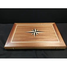 Нарды Роза ветров красное дерево