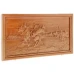 Нарды подарочные с объемной резьбой Куликовская битва  50х50 см