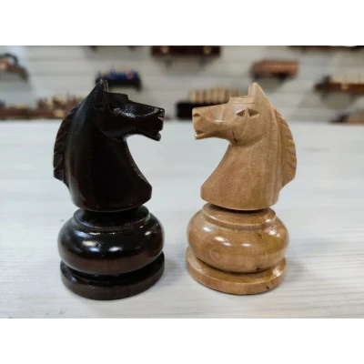 Шахматные фигуры Карельская береза большие