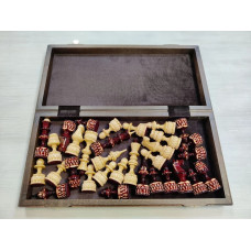 Шахматы ручной работы Точенка резная на большой доске из ореха