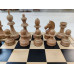 Шахматы турнирные Авангард с утяжелением средние на доске из бука