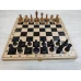 Шахматы шашки Авангард с утяжелением средние на доске из бука