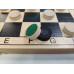 Шахматы шашки авангард с утяжелением средние на доске из бука