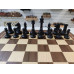 Шахматы подарочные в ларце Стаунтон орех большие с утяжелением