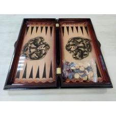 Шахматы нарды шашки резные ручной работы Тигр большие 60 на 60 см