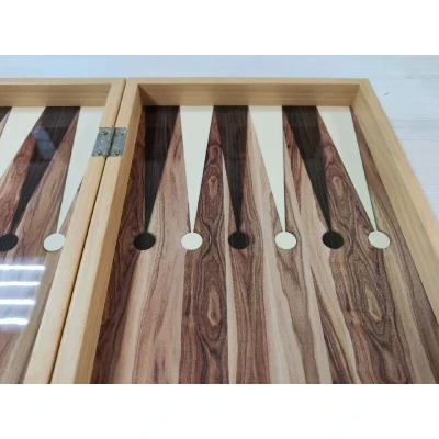 Шахматы нарды шашки Американский орех с фигурами из клена большие