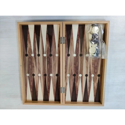 Шахматы нарды шашки Американский орех с фигурами из клена большие