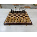  Шахматы эксклюзивные из карельской березы большие, фигуры с утяжелением
