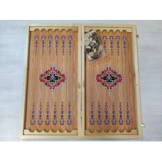  Нарды классические Зеленый узор большие 60 на 60 см