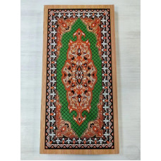  Нарды классические Зеленый узор большие 60 на 60 см