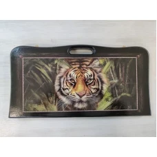 Нарды подарочные с ручкой Тигр 50 на 50 см