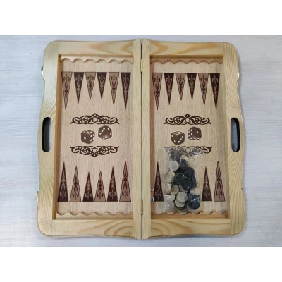 Нарды подарочные с ручкой Тигр 50 на 50 см