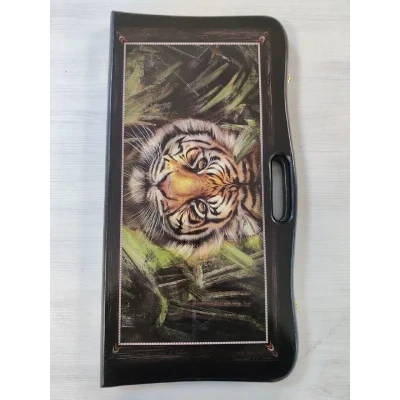 Нарды подарочные с ручкой Тигр 50 на 50 см