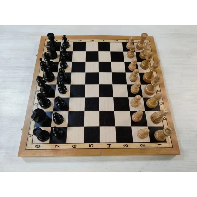  Шахматы деревянные турнирные из бука большие доска 47 на 47 см