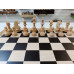  Шахматы деревянные турнирные из бука большие доска 47 на 47 см