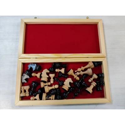  Шахматы деревянные турнирные из бука большие доска 47 на 47 см