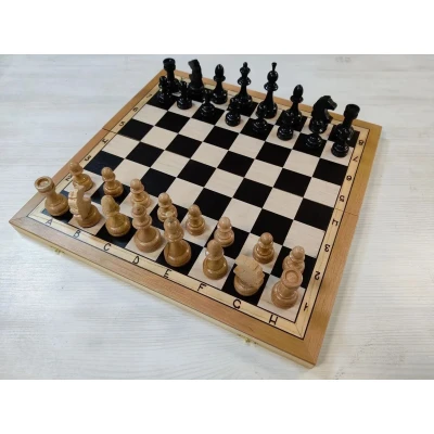  Шахматы деревянные турнирные из бука большие доска 47 на 47 см