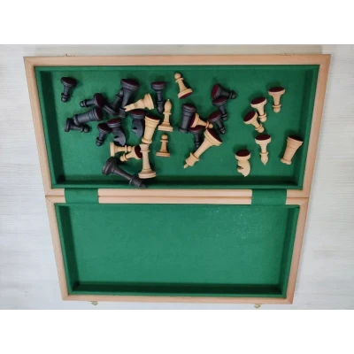 Шахматы Турнир орех/бук 50 см