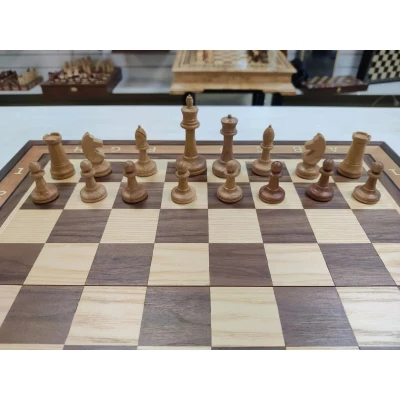 Шахматы Турнир орех/бук 50 см