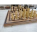 Шахматы резные ручной работы Богатыри из ореха и липы
