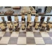  Шахматы резные ручной работы Богатыри из ореха и липы