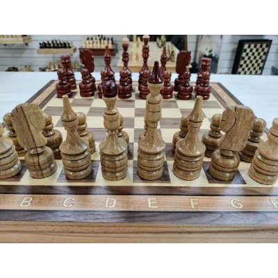 Шахматы подарочные Дуб/орех