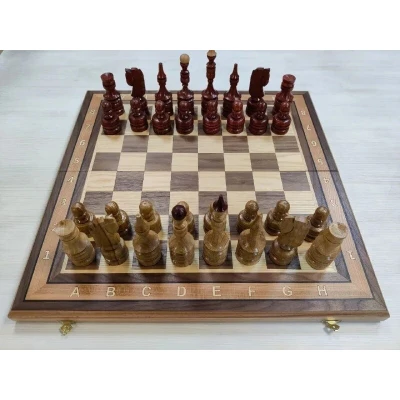 Шахматы подарочные Дуб/орех