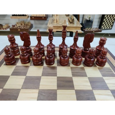 Шахматы подарочные Дуб/орех