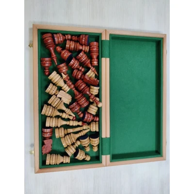 Шахматы подарочные Дуб/орех