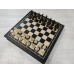 Шахматы подарочные в ларце из мореного дуба, с утяжеленными фигурами из граба Шахматы подарочные в ларце из мореного дуба, с утяжеленными фигурами из граба