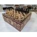 Шахматы резные ручной работы в ларце Клен презент большие