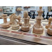 Шахматы подарочные из ореха, ясеня и бука доска 50 на 50 см, фигуры с утяжелением