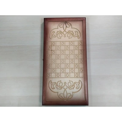 Нарды Змея с резьбой средние