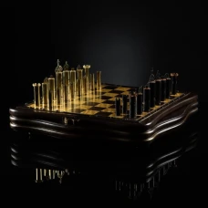 Шахматы Стимпанк из оружейных гильз