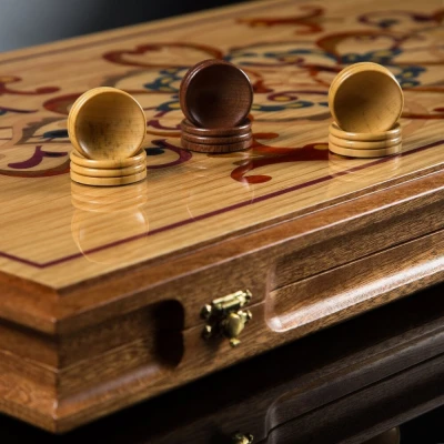 Нарды Легенды Самарканда из красного дерева