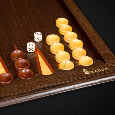 Шашки для нард 18мм самшит, красное дерево