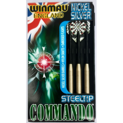 Дротики Winmau Nickel Silver Commando steeltip 21gr