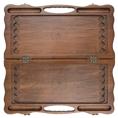 Нарды резные Собачья охота большие, Haleyan