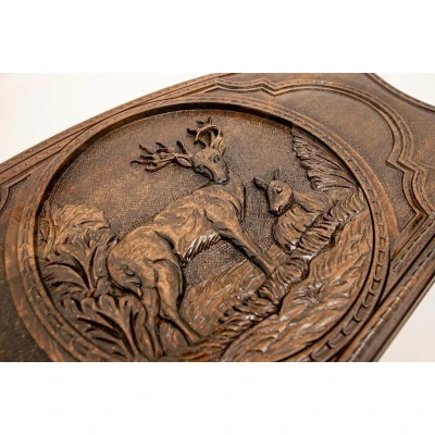 Нарды резные Олень 2   Simonyan