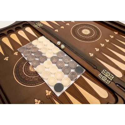 Нарды резные Бесконечность 2  Simonyan