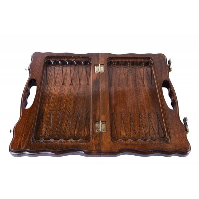 Шахматы + нарды резные с Араратом 30 с ручкой, Haleyan