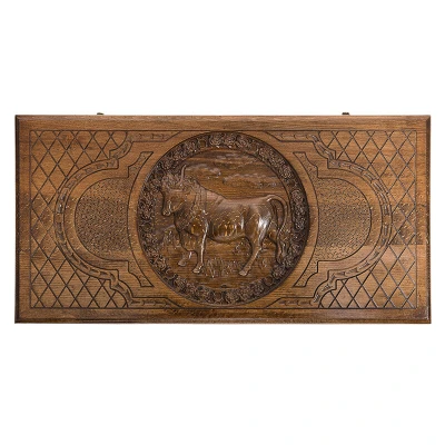 Нарды резные Зодиак Телец, Ustyan