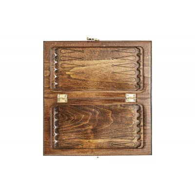 Шахматы + нарды резные с гранатами 60, Haleyan