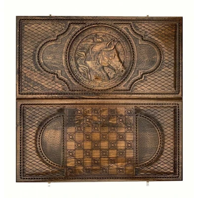 Нарды резные Лошадь, Mhitaryan